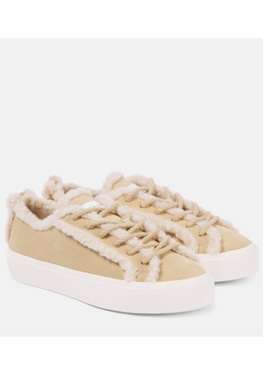 Inuikii Shearling-lined suede sneakers