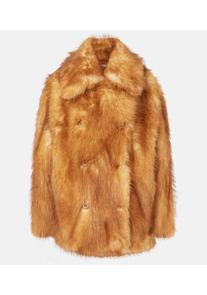 Dorothee Schumacher Urban Jungle faux fur coat