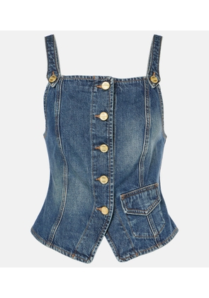Ganni Denim top