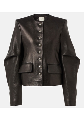 Khaite Darlman leather jacket