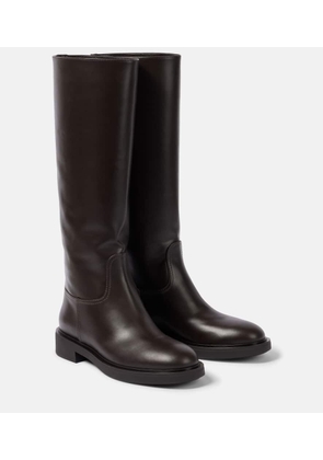 Gianvito Rossi Ascott leather knee-high boots