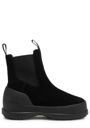 Moon Boot Luna Suede Chelsea Boots Black UK3 - 36 (IT36/ UK3)