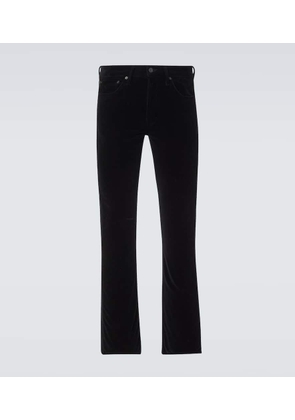 Tom Ford Cotton velvet bootcut pants