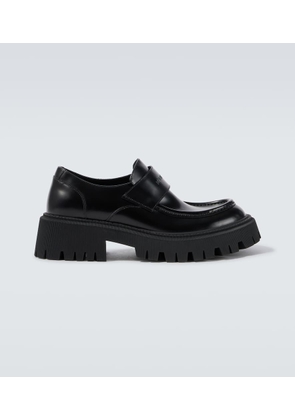 Balenciaga Tractor leather loafers