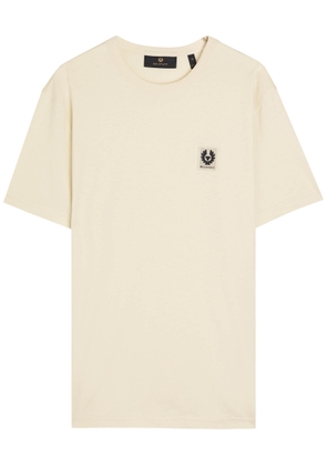 Belstaff Logo Cotton T-shirt - Light Grey - XL
