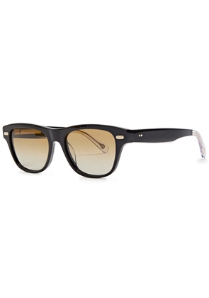 Brunello Cucinelli Iconic Meridian Acetate Sunglasses - Black - One Size
