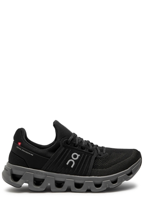 ON Cloudswift 4 AD Panelled Mesh-knit Sneakers - Black - 10 (IT43.5 / UK9.5)