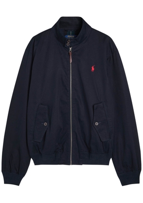 Polo Ralph Lauren Logo-embroidered Cotton Windbreaker Jacket - Navy - S