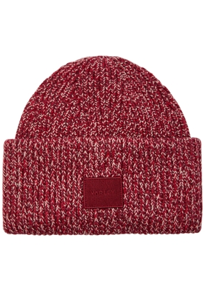Varley Carly Ribbed Knit Beanie - Red - One Size