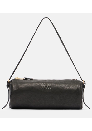 Miu Miu Logo leather shoulder bag