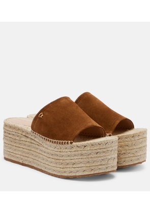 Gianvito Rossi Suede espadrille sandals