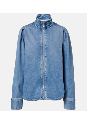Alaia Denim blouson jacket