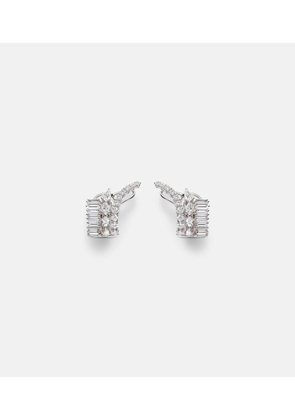 Yeprem Y-Couture 18kt white gold earrings with diamonds