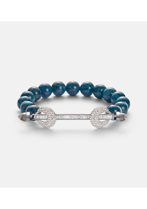 Ananya Chakra 18kt white gold bracelet with gemstones
