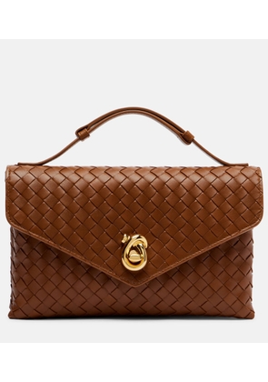 Bottega Veneta Knot Lock leather top-handle bag