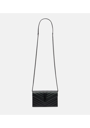 Saint Laurent Cassandre Envelope Small leather wallet on chain