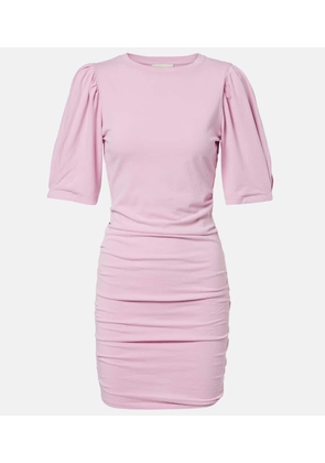 Isabel Marant Mylda draped cotton jersey minidress
