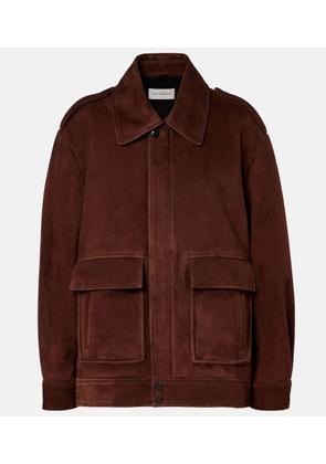Nour Hammour Drey suede field jacket