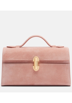 Savette Symmetry Pochette suede top-handle bag