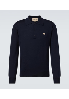 Valentino VLogo virgin wool polo sweater
