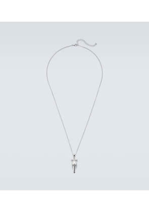 Mateo Sterling silver pendant necklace with pearl