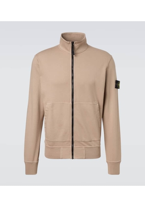 Stone Island Compass cotton zip-up sweatshirt