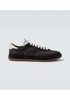 McQueen EC1 suede-trimmed sneakers