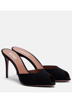 Paris Texas Vera 85 suede mules