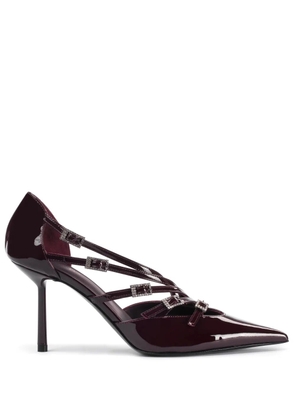 Le Silla Scarlet 100mm leather pumps - Red