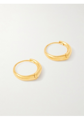 Sophie Buhai - Large Hellenic Gold Vermeil Hoop Earrings - One size