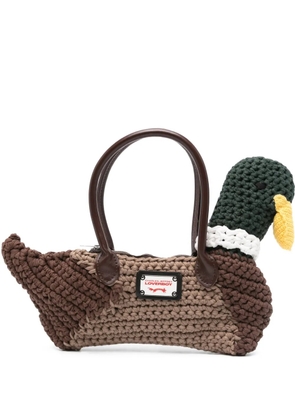 Charles Jeffrey Loverboy Duck tote bag - Brown