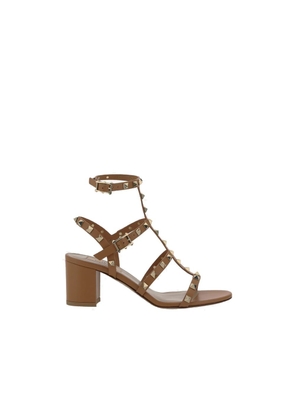 Valentino Garavani Brown Calfskin Platform Sandals - EU36.5/US6.5