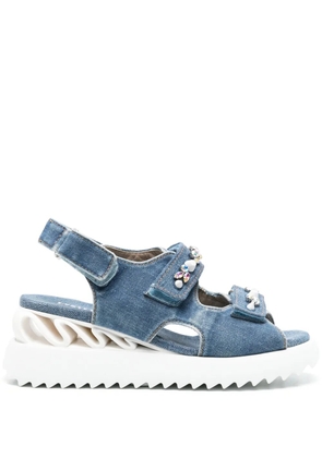 Le Silla Yui denim sandals - Blue