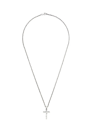 Emanuele Bicocchi cross pendant necklace - Silver