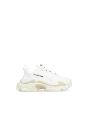 Balenciaga White Calfskin Chunky Sneakers - EU40/US10