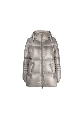 Herno Gray Polyamide Coat - 38