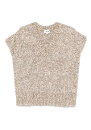 P.A.R.O.S.H. v-neck short-sleeve top - Neutrals