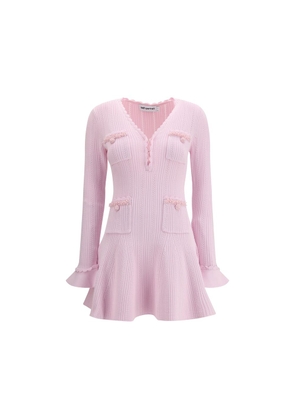 Self-Portrait Multicolor Viscose Casual Dress - S