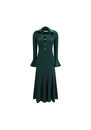 Self-Portrait Bicolor Viscose Casual Dress - M