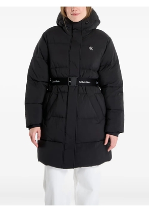 Calvin Klein Jeans belted coat - Black