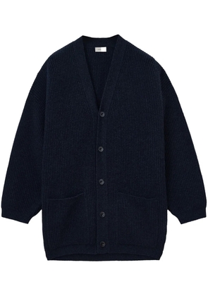LEMAIRE ribbed cardigan - Blue