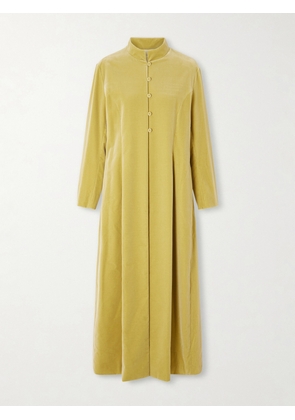 Colleen Allen - Cotton-velvet Coat - Yellow - x small,small,medium