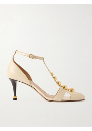 Chloé - Cleiat Embellished Leather Pumps - Ivory - IT35,IT36,IT36.5,IT37,IT37.5,IT38,IT38.5,IT39,IT39.5,IT40,IT40.5,IT41