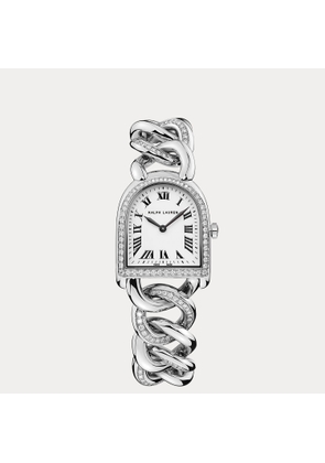 Petite-Link Steel Diamond Stirrup Watch