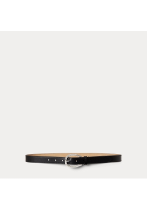 Stirrup-Buckle Leather Belt