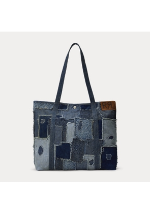 Limited-Edition Indigo Patchwork Tote