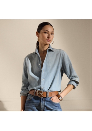 Adrien Relaxed Fit Cotton Denim Shirt