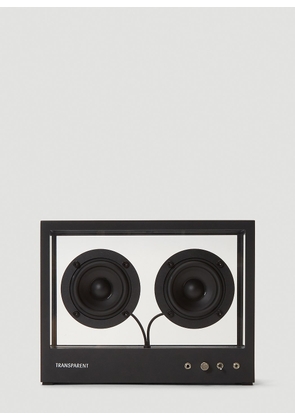 TRANSPARENT SOUNDS Small Transparent Speaker -  Equipment Black One Size