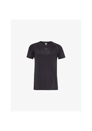 Mens Gymshark Apex Seamless Brand Print Woven Slim Fit T-Shirt