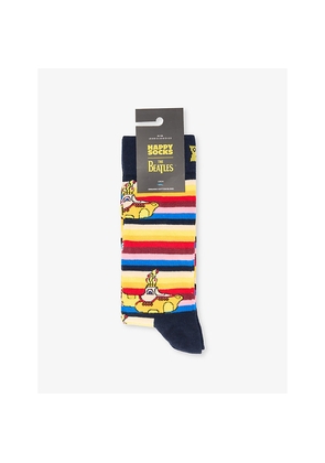 Mens Happy Socks Beatles All On Board Cotton-Blend Socks